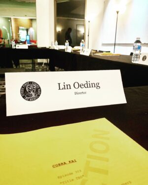Lin Oeding Instagram - Cool to see this Forbes article that “Cobra Kai” is now the #1 show on Netflix!! Had the BEST time directing this show for creators @jonhurwitz @healdrules @haydenschlossberg101 - Fun times, great writing, cast & crew. Swipe Right ➡️ to see pics! 👊🏼Check it out on @netflix 🐍🥋