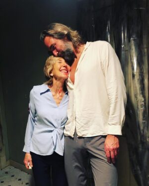 Lin Shaye Instagram - Tears of joy… with Lukas Hassel…