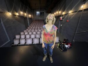 Lin Shaye Instagram - Looking up…. “Tripping on Life”…watch where I’m going!!