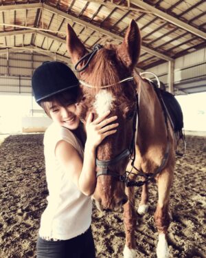 Lin Zoey Instagram - 🏇🏇🏇
#horseriding #horse