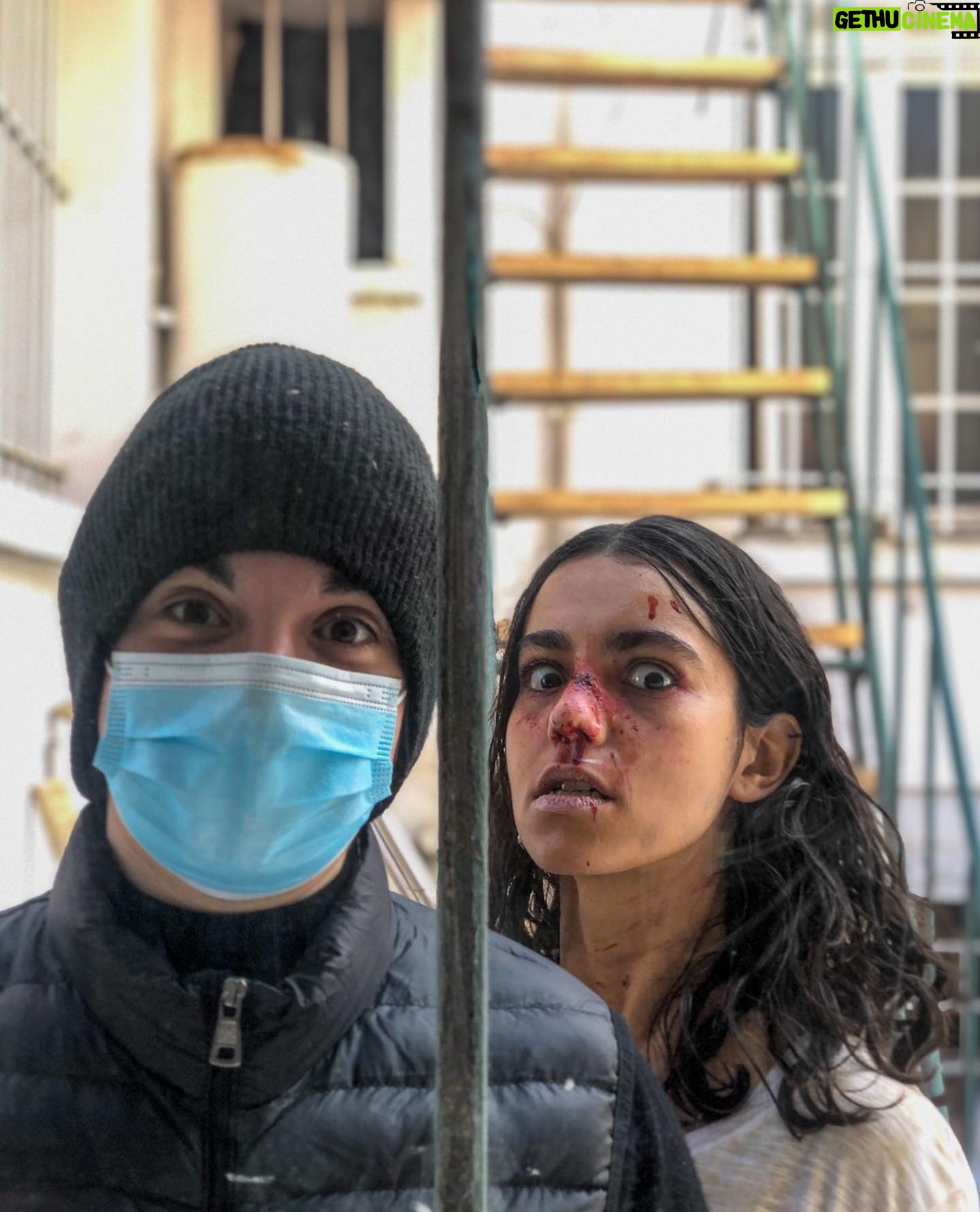 Lina El Arabi - 1.4K Likes - Fin de tournage pour « Laena (la malédiction) ». @abeldanan arrive avec son premier film pour vous retourner le coeur. 🌪