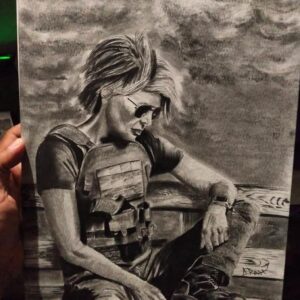 Linda Hamilton Instagram - Like it. #drawing