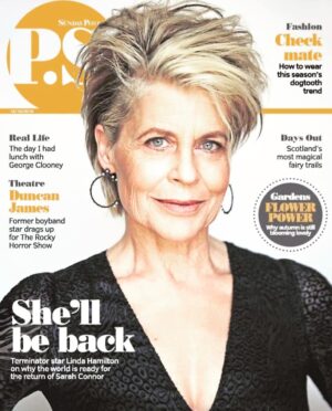 Linda Hamilton Instagram - The cover of P.S. Magazine
#sparkly