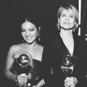 Linda Hamilton Instagram - CinemaCon 2019