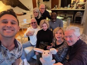 Linda Purl Instagram - Easter Bunny drop in last night! 😃