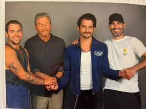 Linden Ashby Instagram - A band? A cult? Posey getting ready to run with the bulls, or step into the ring at fight club? I don’t know. All I know is that this picture is GOLD!