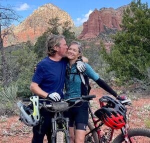 Linden Ashby Instagram - OK, she’s not my mom, but she is the mom of my kids, and the grand mom of my grandkids, and the woman I love more than anything else in the world. A great Mother’s Day weekend in Sedona, mountain, biking with the mother of all bad asses! Happy Mother’s Day @swaltersashby