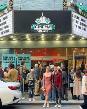 Lindsay-Elizabeth Hand Instagram - ✨OUR PREMIERE ✨ for “Sit Down For This” at @nyshorts 🥹 This is a film I produced while very very pregnant exactly two years ago for my amazing writer/director/friend Mr. Zach Golden. Congrats to the entire Cast and Crew! 🎬❤️🎉