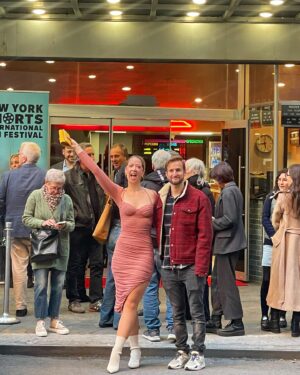 Lindsay-Elizabeth Hand Instagram - ✨OUR PREMIERE ✨ for “Sit Down For This” at @nyshorts 🥹 This is a film I produced while very very pregnant exactly two years ago for my amazing writer/director/friend Mr. Zach Golden. Congrats to the entire Cast and Crew! 🎬❤️🎉