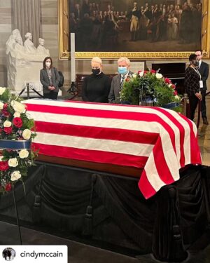 Lindsey Graham Instagram - @cindymccain Joined my friend @lindseygrahamsc to honor our good friend Senator Bob Dole. We will miss you Senator. The country will miss you!