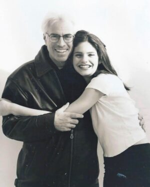 Lindsey Kraft Instagram - happy birthday to my wonderful dad. @raykrafty this picture was taken by @arthurelgort many moons ago during some downtime at a photo shoot. he thought my dad had a great look! i agree. he even developed the pictures and sent them to us.  the past was fun!! love you graypa papa dada! xoxoox