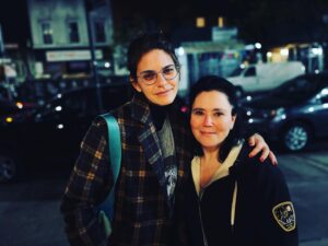 Lindsey Kraft Instagram - #gettingon forever and ever with this ❤️ @alexborstein. she’ll always be sweet sweet #dawnforchette to me.