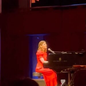 Lindsey Kraft Instagram - was it a dream? i think i performed at the kennedy center last night. a true honor. thank you @actualbenfolds for giving me this opportunity. i cant wait for the rest of tour. 🎹❤️ thanks to the brave audience member who filmed this! i also want to thank the people who helped me big time to prepare. @tedcasemusic incredibly, patient and kind  piano teacher. look at his tutorials @pianofluency !! none other than @louder.la for intuitive teaching that started me off. take lessons. it’s an unreal school.  lorie i love you. @sophiatrevormusic @rachaellawrencemusic and @douglaspeck who has helped me grow in my voice and breathing! . i think it’s important to work with lots of different people. my dear @andrewleeds who i love the most. who helps the most. who’s there for me the most. and big thanks to @thesaragilbert.
and to @reallindaperry who heard a song at the very beginning  and liked it! and is the main reason i kept writing more. so i could show em to her. concept album coming soon.  love, me