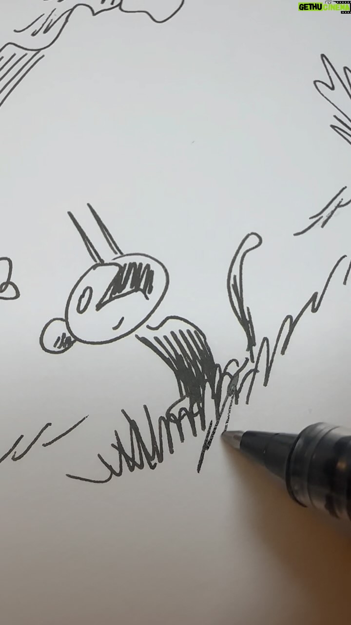 Liniers - 4.6K Likes - Dibujando por si alguno (que no ataje un avión en el show) quiere comprar dibujos en la próxima gira por España. #Macanudo #comics #acuarela #tinta