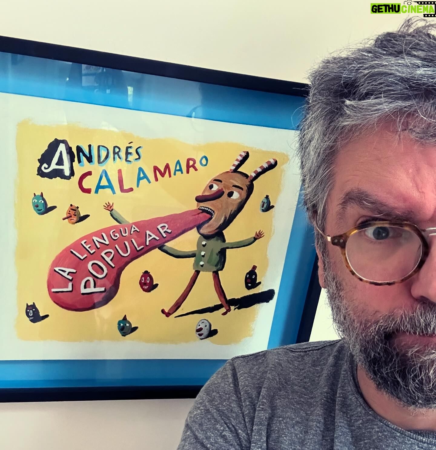 Liniers - 2.8K Likes - El original de la tapa de este discazo del amigo @a_calamaro ! #Calamaro #LaLenguaPopular š