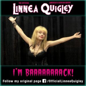 Linnea Quigley Instagram - I got my page back!! I’m home! Link in bio