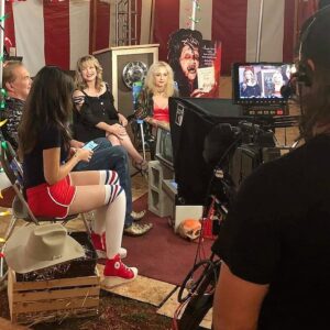 Linnea Quigley Instagram - @amelia_kinkade and I will be on a very special episode of @joebobbriggsofficial THE LAST DRIVE-IN tonight! (Friday September 8) Recorded at the very first Jamboree at the @mahoningdriveintheater 
Tune into Shudder TV and AMC TV at 9pm Eastern/6pm Pacific! Available On demand Friday, September 15