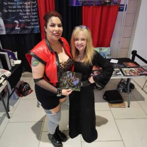 Linnea Quigley Instagram - Had a good time today in San Antonio. What a great crowd. See you again tomorrow @retro_city210 !