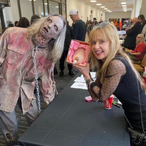 Linnea Quigley Instagram - Now that’s a first! 💄