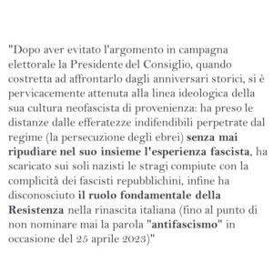 Lino Guanciale Instagram - Le parole hanno un peso. Dirsi antifascisti è un atto fondante per la pacificazione e la crescita della cultura politica del paese. Quando alle parole non si riconosce il giusto peso bisogna prendere posizione e riaffermare quei valori che sono, o dovrebbero essere, il faro di tutte e tutti noi.
Sono e sempre sarò antifascista

Testo di @antonioscurati