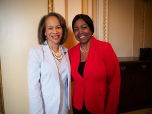 Lisa Blunt Rochester Instagram - One of our most dedicated advocates for Delawareans aged 50 and older is @aarpdelaware! I was proud to thank State Director Lucretia Young yesterday for her leadership and all the work that AARP DE does across our state to empower older Delawareans.