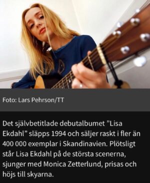Lisa Ekdahl Instagram - Jag känner mig väldigt modig och duktig som har pratat om allt möjligt länge och ingående med bästa @alexandrastext och @isaqisaq 
Lite mäktigt att bli porträtterad så ingående ändå.
Lyssna gott folk. 
Och sprid gärna.
Droppa 🙂och tagga vän som nog vill lyssna.
Premiär med pompa & ståt i P2 12:03 direkt efter Ekot idag! Efter det kan man lyssna när man vill i appen/Sveriges Radio Play. 
Medverkar gör vanligtvis ljusskygga @milton_cake och @larswinnerback 🔥
P2 i mitt ❤️‍🔥 Länk i bio för att lyssna @sverigesradio_p2  Tack @peternordahl_ 
Tack Kjell Andersson.