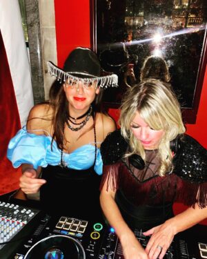Little Boots Instagram - Repurposing vintage 2008 LB wear for goth loz vegas party 🖤 happy lozday @laurenleverge 🤗