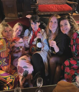 Little Boots Instagram - Forty turned out to be rather fabulous in the end… despite not being able to drink my weight in champagne I managed to have the most wonderful weekend, being ambushed and taken completely by  surprise by my amazing husband and friends to the spectacular @clivedenhouse , I even squeezed myself and the bump into my favourite @queensofarchive dress for the occasion and had a very lovely time indeed. Swipe to the end for the surprise reveal video thanks to @rosannaetc 🙈 I really had no clue! 
Still reeling and feeling incredibly loved, love you all so so much especially my ridiculous husband @belizeben for spoiling me rotten and giving me a birthday to remember forever, my heart is very full 💗 

#forty #surprisebirthday #clivedenhouse #clivedenhousehotel #frenchdiningroom #fortiethbirthday #bemoreridiculous