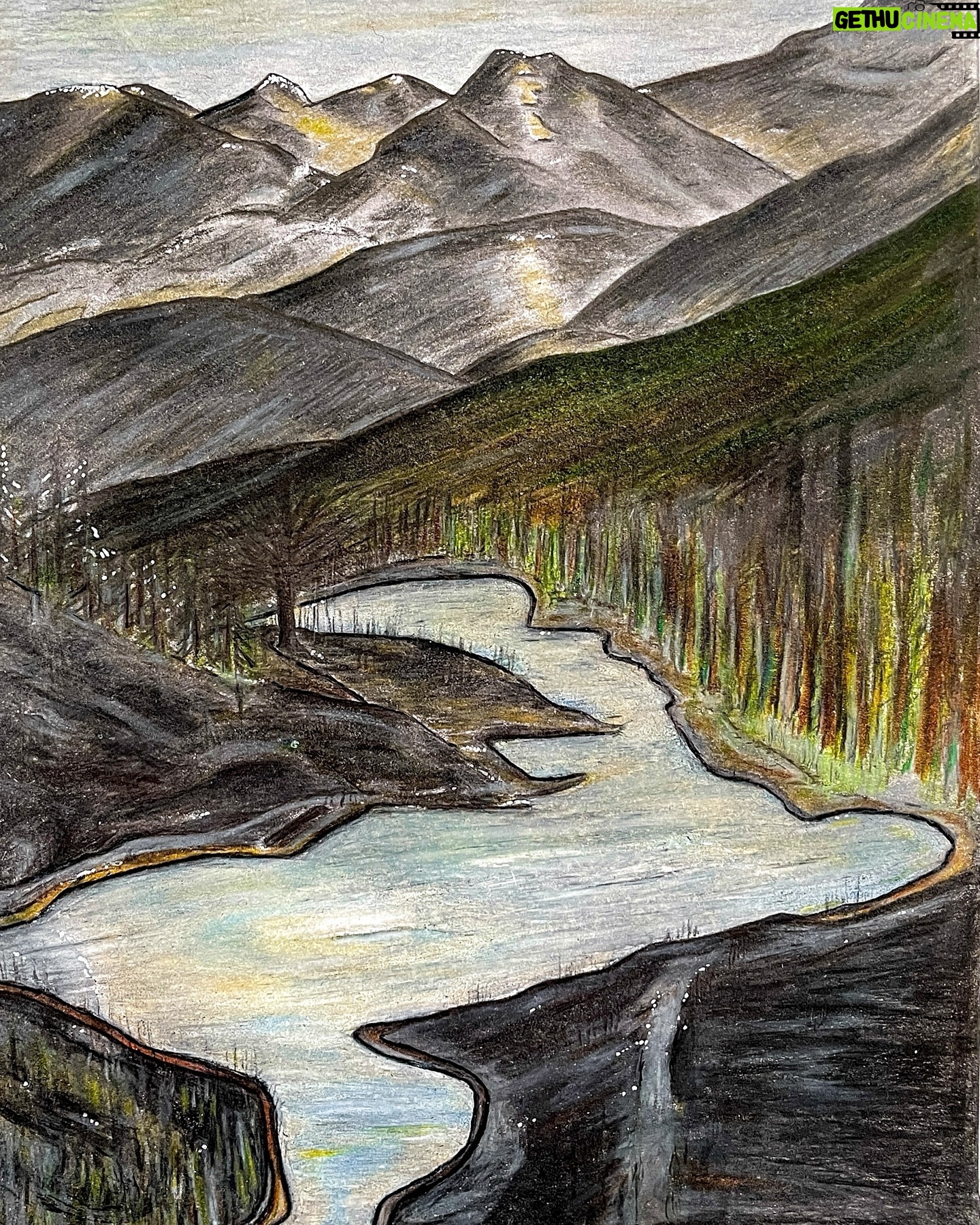 Liv Hansen - 3 Likes - Mountain landscape. Pencil on paper 🦊🍃 #bookillustration #enchantedforest #forestart
.
.
.
#illustrationartists #illustrationwork #pencildrawings #artworkinprogress #pencilonpaper #coloredpencildrawing #prismacolor #tegning #danskkunst #landscapedrawing #illustratør