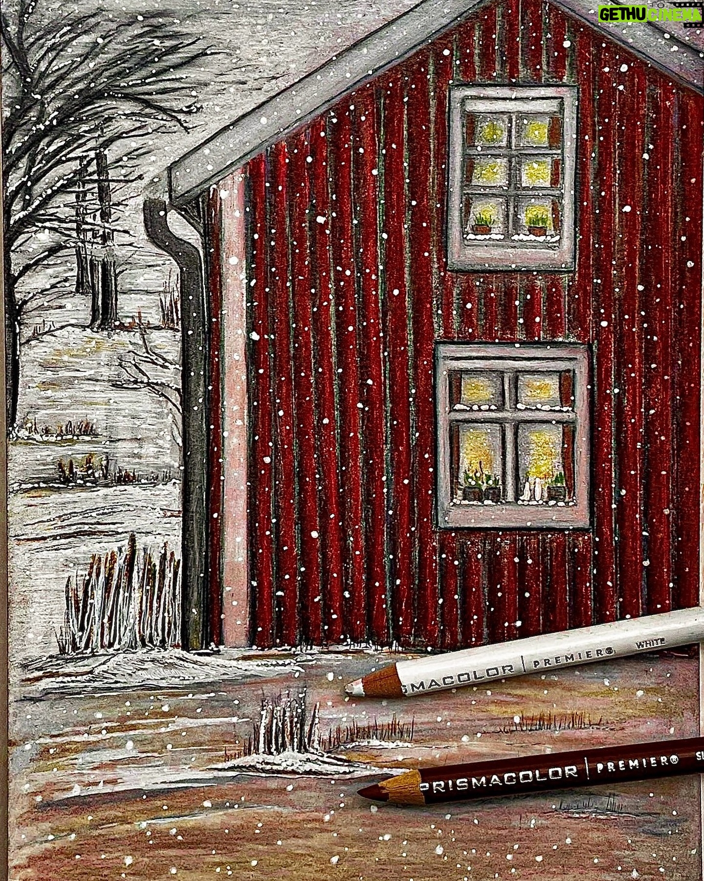 Liv Hansen - 3 Likes - Winter in Dalarna. 🕯️❤️
#illustrationwork
#vintageillustration #visitdalarna #bookillustration #whimsyart #whimsicalart #coloredpencildrawing #prismacolor #prismacolorpencil #fairytaleart #winterart #fallingsnow #tegning #danskkunst #nostalgicillustration #wintertime