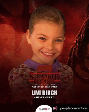 Livi Birch Instagram - So excited to see you at my first @peopleconvention in Paris! Come see me and my onset brother @raphael_luce #henrycreel #getyourtickets  Posted @withregram • @peopleconvention Bonsoir à tou‧tes, 

Nous sommes très heureux de vous annoncer la venue d'Olivia Birch qui fera donc son premier SFM avec nous les 13 et 14 mai prochain pour notre septième édition ! L'interprète d'Alice Creel a vraiment hâte de tou‧tes vous rencontrer ! Un duo avec Raphael est d'ores et déjà disponible sur la billetterie avec tous ses autres extras !

Aussi, suite à la forte demande, le duo Joseph/Grace est également disponible en quantité limitée ! Pour rappel, vous pouvez faire vos photos duo à deux avec un seul ticket !

Belle soirée, 

L'équipe People Conventions

***

Good evening to everyone, 

We are very happy to announce the coming of Olivia Birch who will make her first SFM with us on May 13 and 14 for our seventh edition! Alice Creel's interpreter is really looking forward to meeting you all! A duo with Raphael is already available on the ticketing with all her other extras!

Also, due to high demand, the Joseph/Grace duo is also available in limited quantities! As a reminder, two people can do a duos photos with only one ticket!

Have a nice evening, 

The People Conventions team