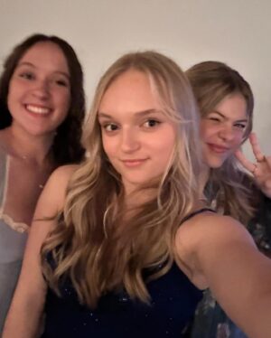 Livi Birch Instagram - Prom 2024 with my favorite people 🤍 #prom #promdresses #flowerdress #thriftedfashion #vintage #friends #prom2024 #freshmanprom #freshman