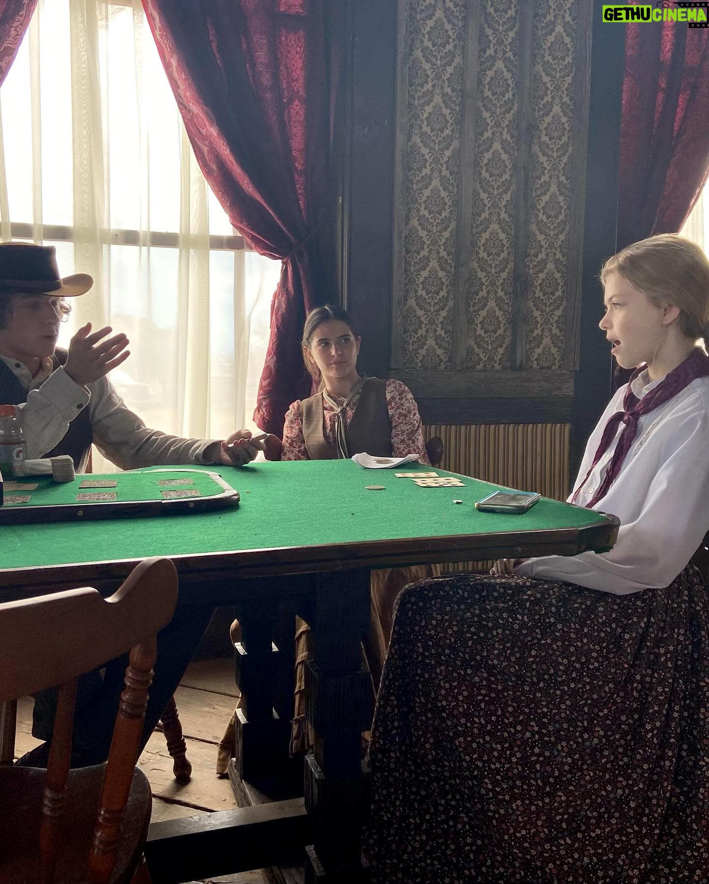 Livi Birch - 1.3K Likes - #bts of shooting Far haven! Hope you all enjoy the movie just as much as I enjoyed filming it with these amazing people! #farhaven #westernmovie #behindthescenes #mescalmovieset #primevideo