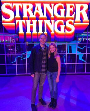 Livi Birch Instagram - Thanks @netflix @strangerthingstv for an awesome party for cast and crew. Was amazing to see my Dad, Victor Creel @thekevinljohnson and all my #strangerthingsfam 

#alicecreel #victorcreel #thecreelfamily 
#strangerthingslab
#hawkinsnationallab #strangernumbers #STnumbers 
#rainbowroom #strangerthingscast #upsidedown #strangerthings4