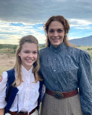 Livi Birch Instagram - Love working with these amazing women onset of #farhaven @amanda.righetti @theabigailhaley @quinnlanashe #girlpower #westernmovie @imagicomm #2ndassistantdirector