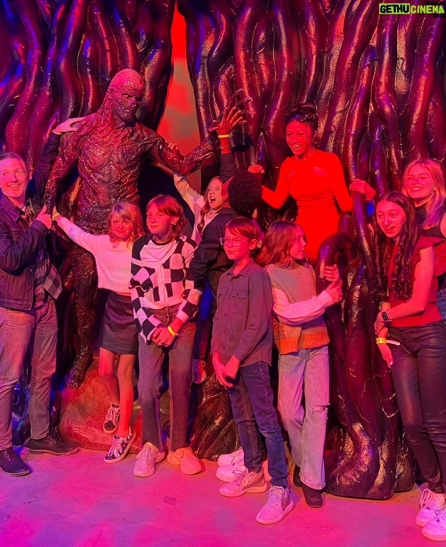 Livi Birch - 3.6K Likes - Thanks @netflix @strangerthingstv for an awesome party for cast and crew. Was amazing to see my Dad, Victor Creel @thekevinljohnson and all my #strangerthingsfam
#alicecreel #victorcreel #thecreelfamily
#strangerthingslab
#hawkinsnationallab #strangernumbers #STnumbers
#rainbowroom #strangerthingscast #upsidedown #strangerthings4