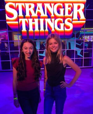 Livi Birch Instagram - Thanks @netflix @strangerthingstv for an awesome party for cast and crew. Was amazing to see my Dad, Victor Creel @thekevinljohnson and all my #strangerthingsfam 

#alicecreel #victorcreel #thecreelfamily 
#strangerthingslab
#hawkinsnationallab #strangernumbers #STnumbers 
#rainbowroom #strangerthingscast #upsidedown #strangerthings4
