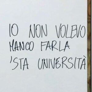 Lodovico Guenzi Instagram - Non riesco a non pensare a quella ragazza di 19 anni che si è ammazzata nel bagno della sua università, lasciando scritto “nella vita ho fallito tutto”. E no, a 19 anni non hai fallito niente. Ma lo pensavo anche io a 19 anni. Facevo 600 chilometri a settimana per andare a farmi dire che non ce l’avrei fatta, mentre la mia prima ragazza era morta senza un perchè, e la seconda mi lasciava per la distanza. L’unico momento in cui ho pensato di mollare tutto, ma ancora più forte di voler sparire. A guardarlo adesso è stato un attimo, mi vergogno quasi a dirlo. Ma in quel momento sembrava l’unica via d’uscita logica, l’unica strada. Io non so neanche perchè lo scrivo, e non so se è una questione di gara di eccellenza dentro il percorso formativo, come è sempre stata, o molto di più il fatto che il mondo del lavoro fuori garantisca la sopravvivenza solo per chi eccelle, sacrificando i diritti ai tempi di produzione, e trasformando la scuola non più in una palestra in cui poter sbagliare, ma in un assaggio delle frustrazioni di domani. Io vorrei dire a una ragazza che non sei tu che quel pensiero lo capisco, davvero. Ma che se resisti in quel momento, può essere che per te sia stato un attimo. E forza, davvero. #università