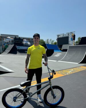 Logan Martin Instagram - Chasing a top 6 spot in the overall ranking this week to solidify a spot for Paris 2024 @olympics !! Excited to compete! 
First practice went well! Looking forward to some more tomorrow 💪🏼
@auscyclingaus