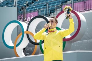 Logan Martin Instagram - I WON THE FIRST EVER OLYMPIC GOLD MEDAL FOR FREESTYLE BMX🤯🤯🤯
So grateful! The amount of support I’ve received this past week has been amazing! I honestly appreciate all the messages and comments!!
This is by far the biggest win in my career and I can’t believe I can say I have an Olympic gold medal!
