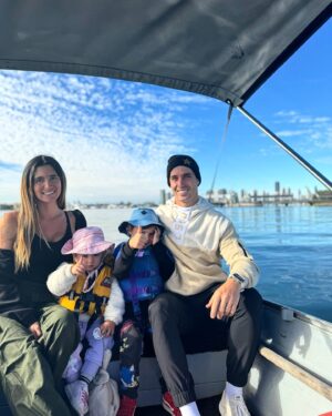 Logan Martin Instagram - Hired a boat and went on a water adventure today 🚤 🎣