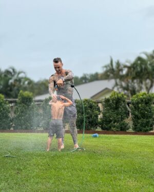 Logan Martin Instagram - Swipe to see todays mud play antics with @kingnoah_martin 🤣