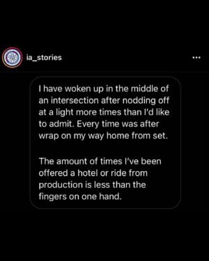 Logan Shroyer Instagram - For those who don’t know there are talks of a strike taking place from @iatse AKA most of the crew members on any given film or TV set (including post production, etc). @ia_stories has been amazing in helping me understand the level of unfairness and often brutal working conditions our crews, friends, and families endure. I urge everyone to read through some stories and support how you can. I like many others hope to see change soon. #iasolidarity