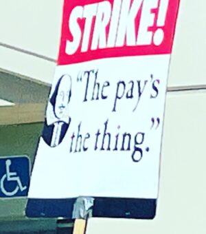Lori Alan Instagram - Go, Jackie Joseph-Lawrence, go! ￼ Thank you @toddsherry for gathering up the girls and hitting the picket lines today at Warner Brothers !!
What an amazing experience to watch you, Jackie so eloquently and boldly talk about where we are at in this moment. You are such an inspiration. To show up, with care and eloquence, with an amazing attitude, and with purpose is everything. ￼
Your decades and decades of service is beyond inspiring. It is necessary, and I am forever changed because of you.
I love all the amazing signs and the camaraderie and the discussions and the tears and the laughter and the cookies. 
It’s a #uniontown when Jackie Joseph-Lawrence is around! 
Such a powerful morning/time we find ourselves in. Everybody get out your ballot and VOTE‼️
it’s an honor and a privilege to vote, GET YOUR BALLOT and VOTE ‼️‼️
#Unity2023 #DrescherFisher 
#SagaftraStrong #SAGAFTRAStrike #sagaftramembers￼
Do you have your ballot? 
Let me know in the comments that you voted! ￼👍🤩💯#GetOutThere #UnionStrong #SagaftraStrike #sagaftrastrong💪✊
@sagaftra 💯‼️👍