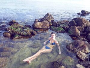 Lorina Kamburova Instagram - There is nothing healthier than winter bathing in The Black sea. And then hot water 🤘🧘‍♀️😎winterqueen 
14.01.20 (Now)😌😎
#bathing #cold water #sealovers #seal #healthy #blacksea🌊