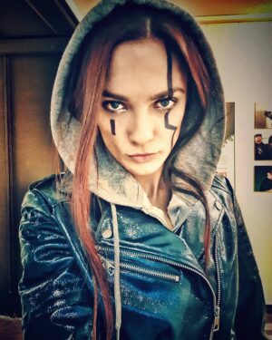 Lorina Kamburova Instagram - Shot from @cyberpunk_short🎬
Great stuff coming out...😈
#actorslife #scifi #cyberpunk #onset🎥🎬 #lovetransformations #sexybadness 🤘👌#alotoffilters😂