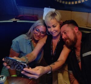 Lorrie Morgan Instagram - Busted! Got caught taking a selfie with my precious kids last night at the Keith Whitley Memorial Concert at Nashville Palace. It was a full house. I'm so grateful to all of the performers, organizers and our MC Nan Kelley. It's great to have so many people remember Keith and keep real country music alive!