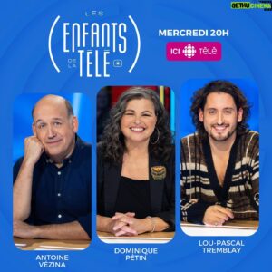 Lou-Pascal Tremblay Instagram - J’ai réalisé un de mes plus grands rêves / défi perso en carrière : avoir assez tourné de stock pour être reçus aux @enfantsdelatele 🫡 C’est ce soir, 20h sur @icirctele