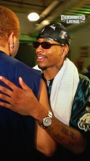 Lou Williams Instagram - Those hotel lobbies hit different when you showed up with AI 🤣

“When you pull up with Allen Iverson it’s women in there.. He was a bonafide celebrity

Full episode link in bio