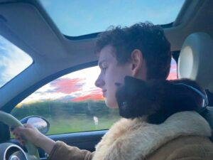 Louis Hynes Instagram - channelling my inner Pirate King with a parrot-cat
